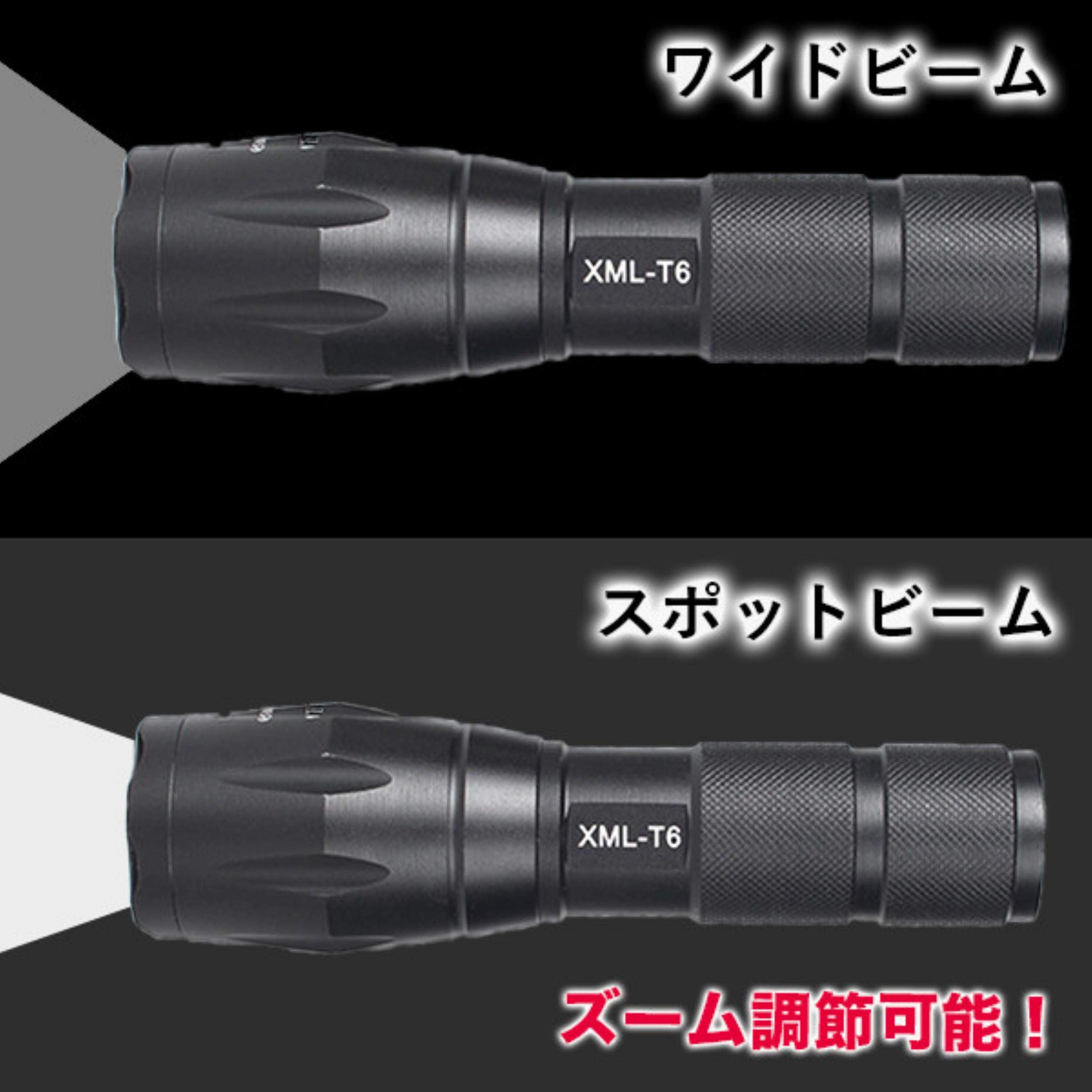 Amazon.co.jp: Digital Land 強力照射 LEDズームライト, 3.2×3.2×13.8 