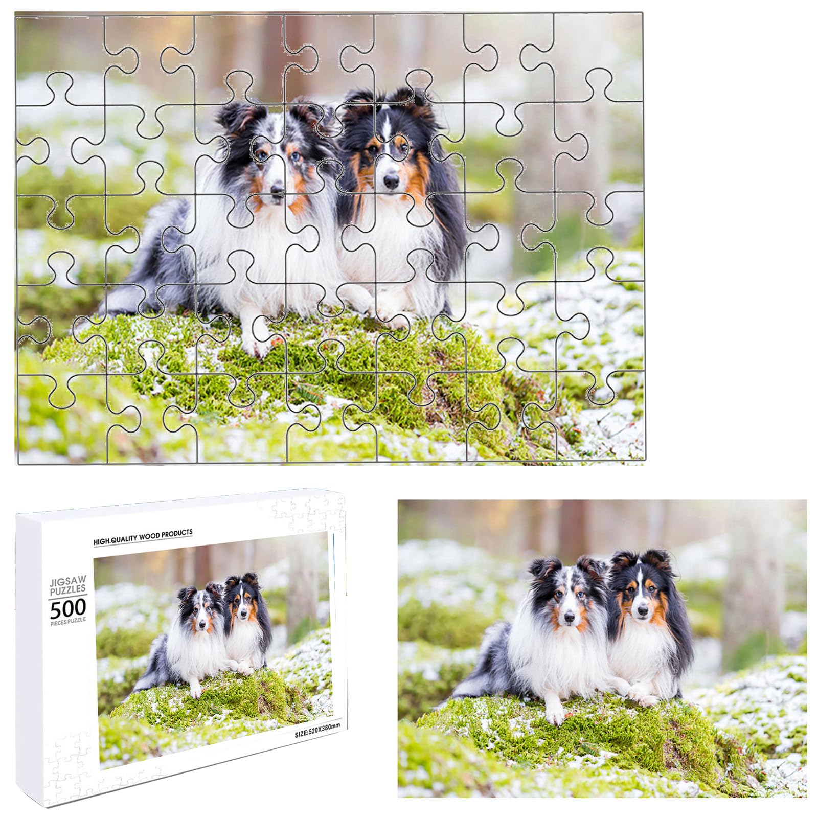 Personalized Photo Jigsaw 500,1000Pieces Custom Photo Puzzle for Image,Personalized jigsaw puzzle with your own picture