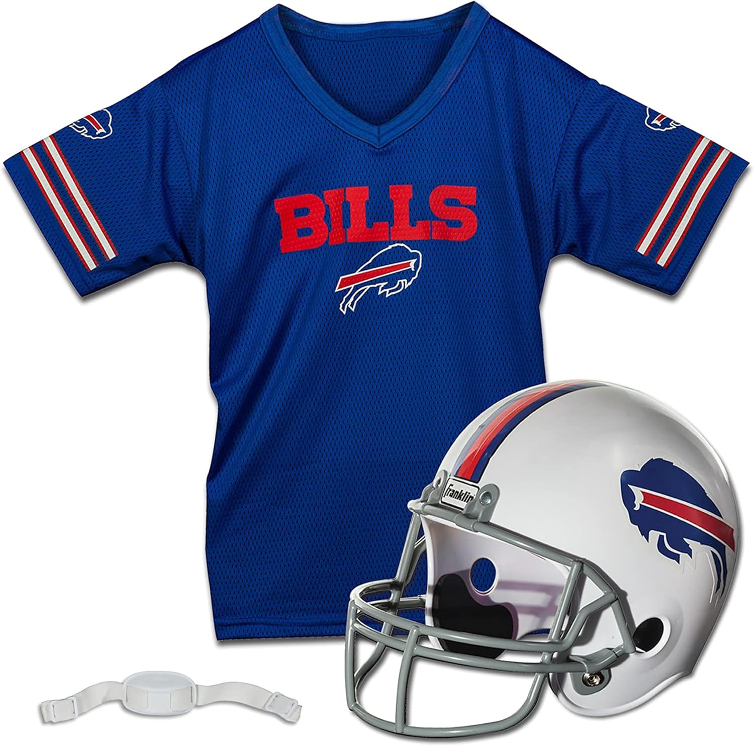 Franklin Sports NFL Kids Helmet + Jersey Sets – Youth NFL Team Uniform Sets – Costume Set – Helmet, Jersey + Chinstrap-Medium Franklin Sports NFL Kids Helmet + Jersey Sets – Youth NFL Team Uniform Sets – Costume Set – Helmet, Jersey + Chinstrap-Medium