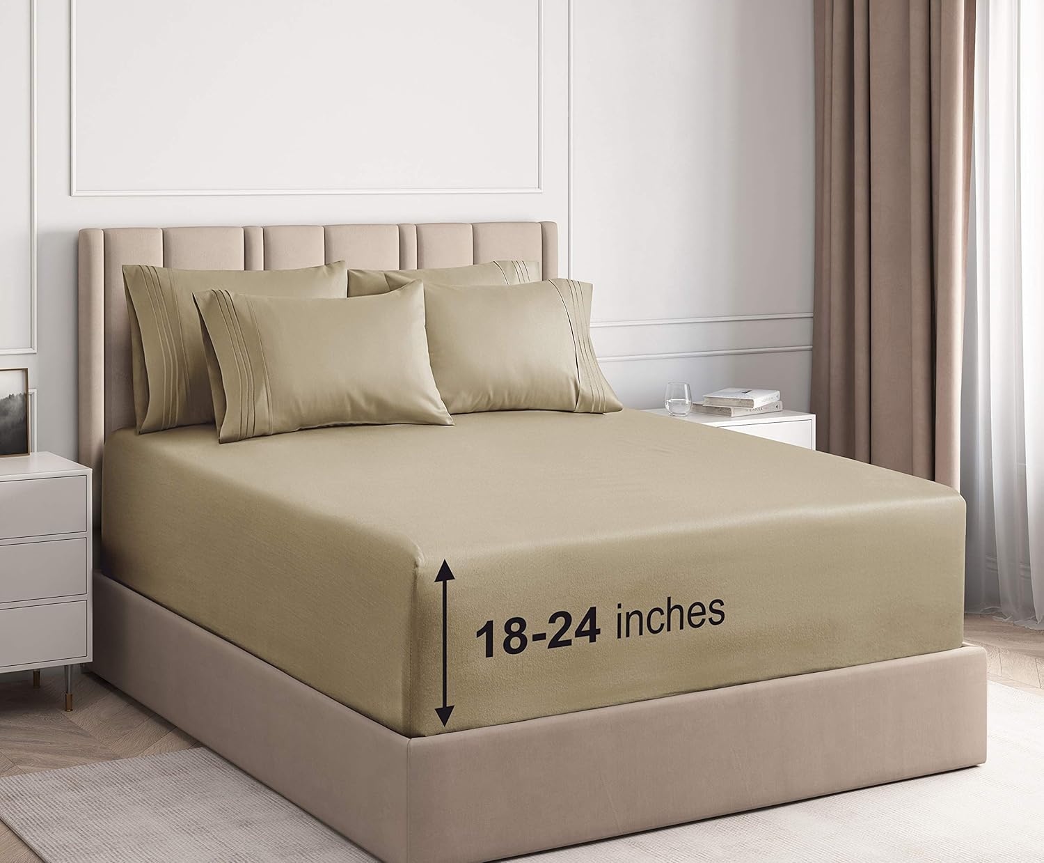 Extra Deep Pocket Sheets 6 Piece Sheet Set Full Sheets