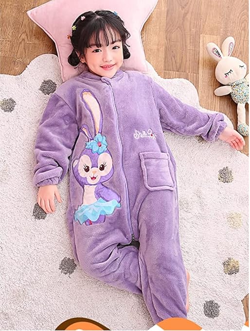 Amazon Co Jp ディズニー ステラルー パジャマ キッズ 女の子 もこもこ 暖かい オールインワン 裏起毛 冬 かわいい ルームウェア 子供服 寝巻き 部屋着 子供 85 150cm 18 ステラルー 服 ファッション小物