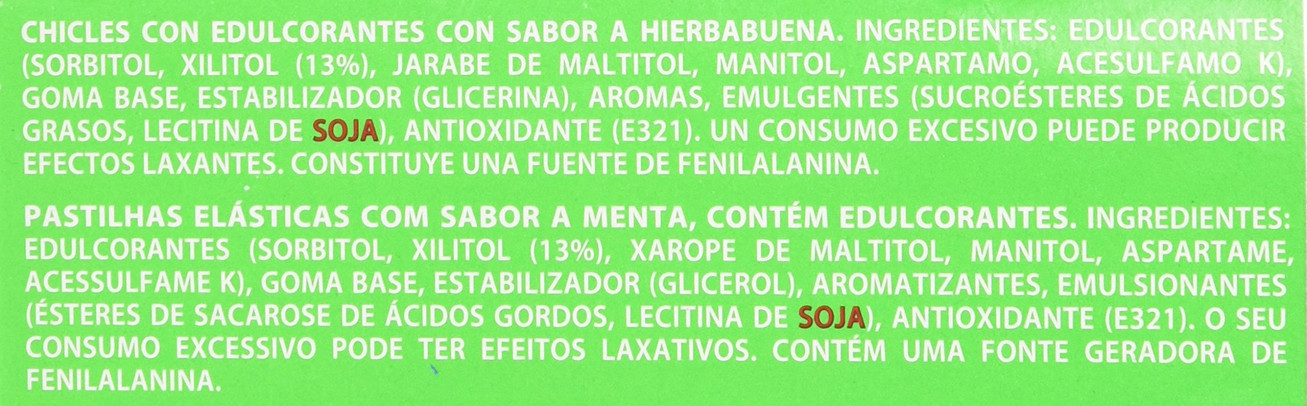 Happydent Hierbabuena Chicle Sin Azúcar 200 unidades