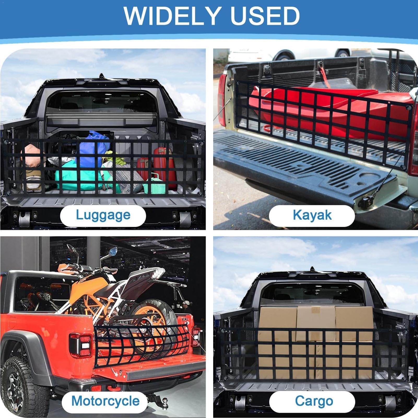 Amazon.co.jp: ピックアップ トラック 荷台 テールゲート ネット