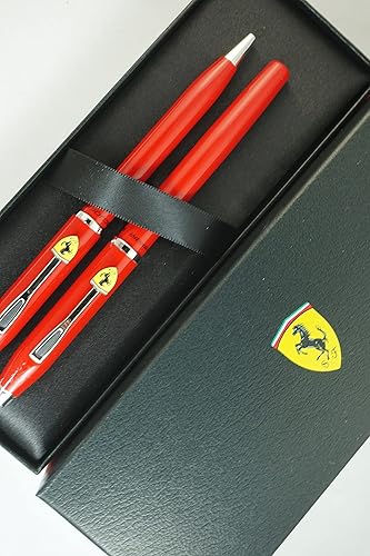 Miniatura 4 de AT Cross Century II Colección para Scuderia Ferrari  Brillante Rosso Corsa Red Propietario Selectip Rollerball Set de bolígrafo y bolígrafo