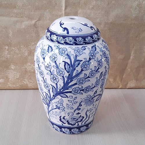 Miniatura 2 de Handmade Ceramic Lamp base Chinoiserie Ceramic Table Lamp base 12 inches of Height