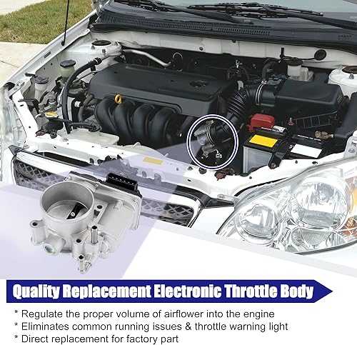 Miniatura 6 de X AUTOHAUX Cuerpo del acelerador, cuerpo del acelerador con Sensor para Nissan Altima 2.5L 2013-2018, para Nissan Frontier 2.5L 2005-2019, para