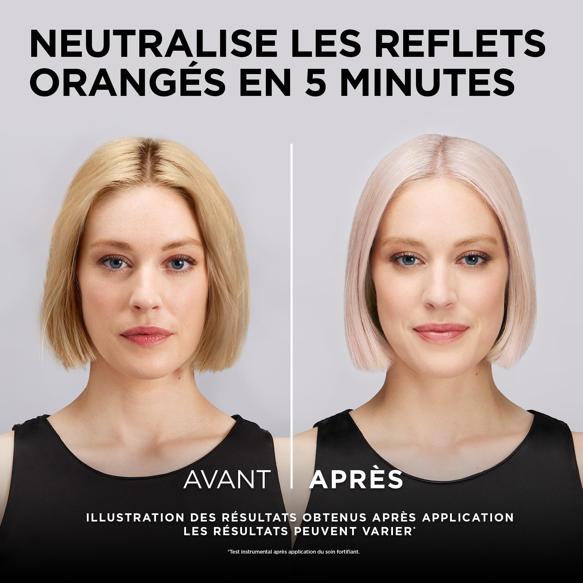 L’ORÉAL PARIS - Soin Patine Post-Décoloration - Neutralise les Reflets Orangés & Nourrit les Cheveux - Sans Ammoniaque - Préférence Le Blonding - Teinte : Blond Cendré (01)