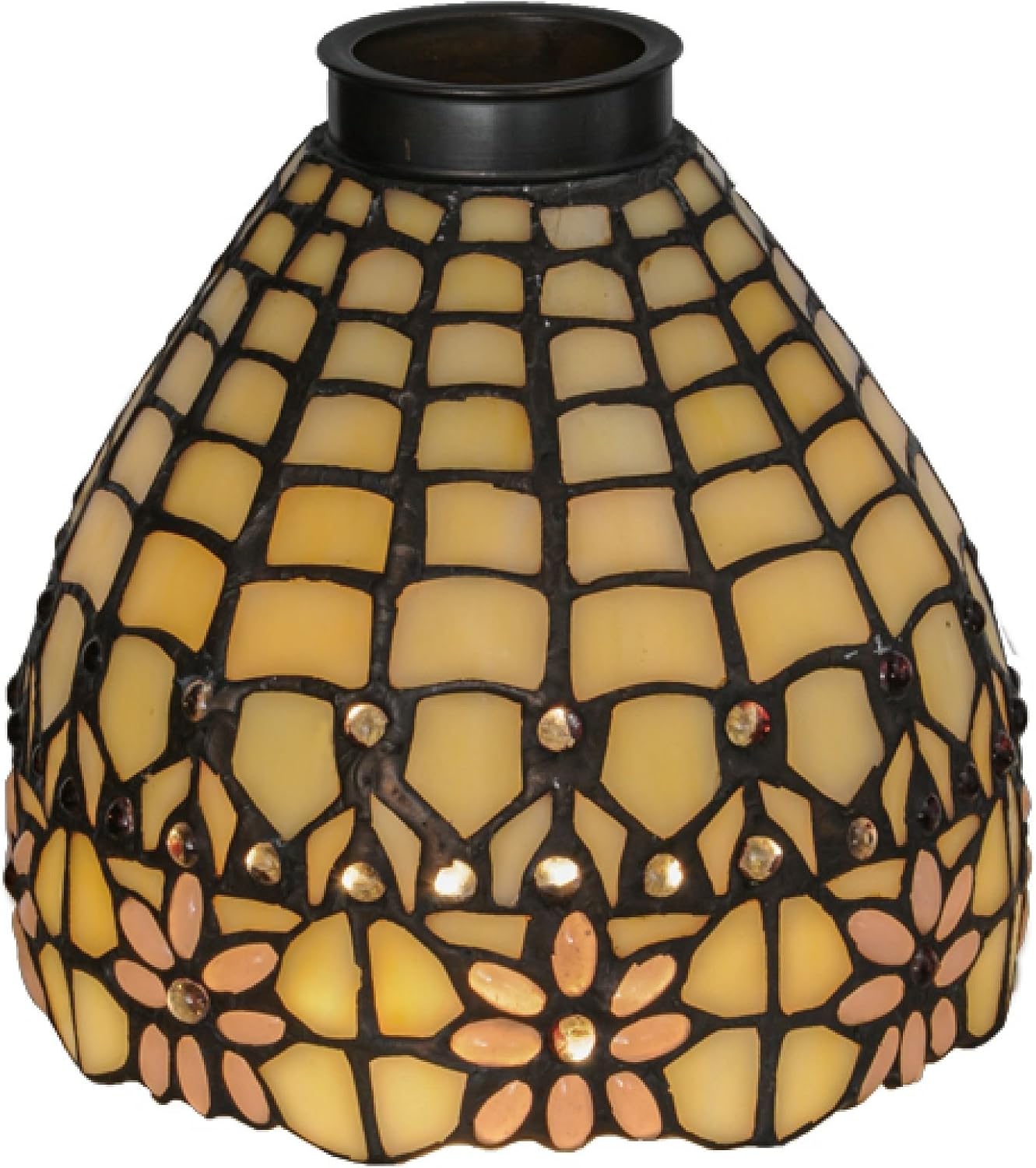 StarSun Depot 6" W Victorian Flourish Shade Dry