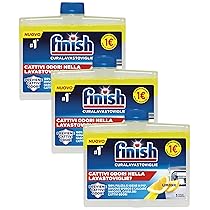 Finish Curalavastoviglie, Additivo Lavastoviglie, 3 Prodotto da 250 ml, Limone. Rimborso di 2€, ovvero sia 1€ per ogni prodotto con il bollino acquistato (Confezione da 3)