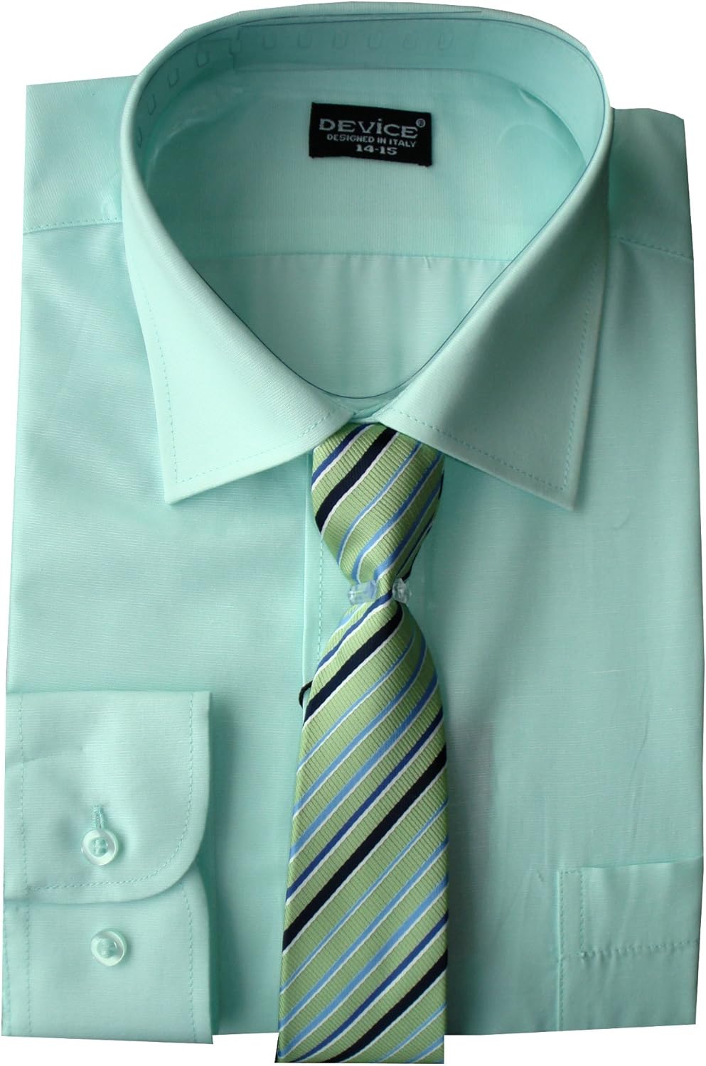 Camicia Abito Ragazzi Ambra Con Abbinato Cravatta & Fazzoletto - Foto 12