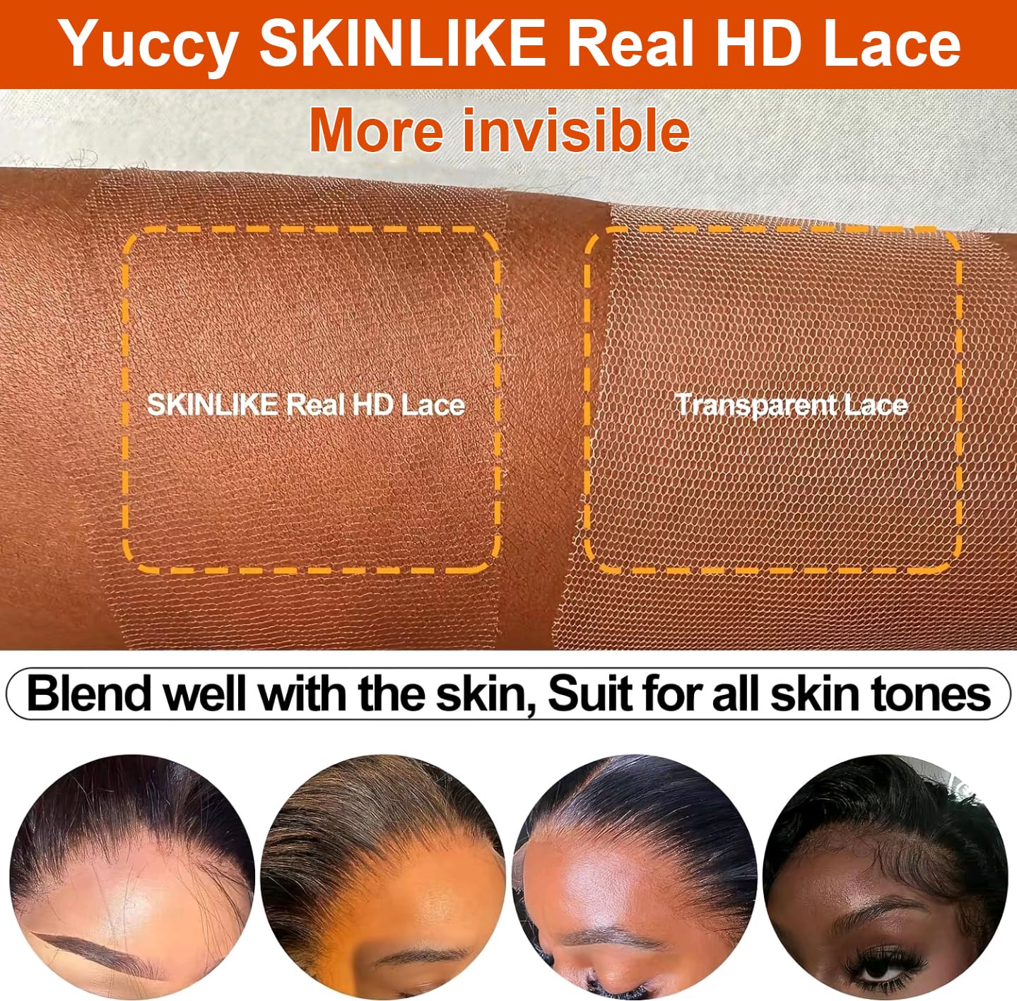 Yuccy13x6 Lace Front Wigs Human Hair Straight Lace Front Human Hair Wig Pre Plucked 200 Density Natural Black Straight Wig 13x6 HD Lace Frontal Wigs for Women (13x6 Lace, 30 inch)