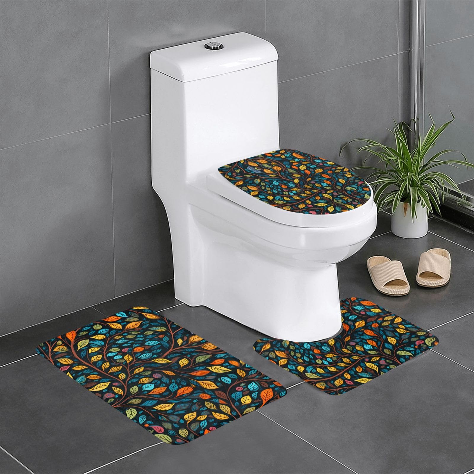 Tapis de salle de bain WHJDPP pour ne plus glisser sur le carrelage humide des WC