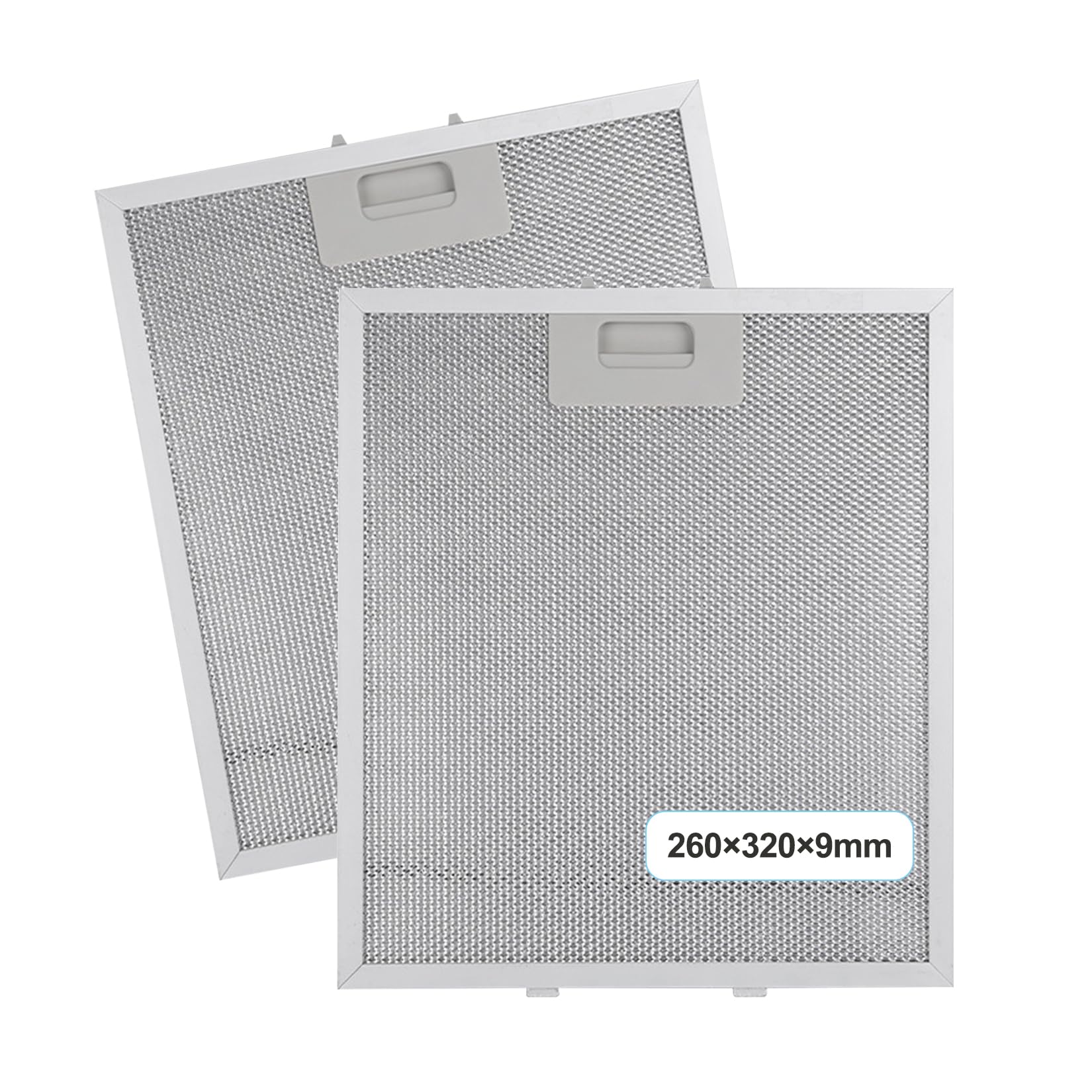2 Unidades De 320 x 260 ×9mm Filtro Para Campana Extractora Rejilla Campana Extractora Filtro De Aluminio De 5 Capas Compatible Con Muchas Marcas