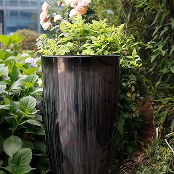 大型　鉢　プランター　軽量　樹脂　丸型 Amazon.co.jp: Worth 大型プランター オシャレ 軽量 植木鉢 丸型 陶器