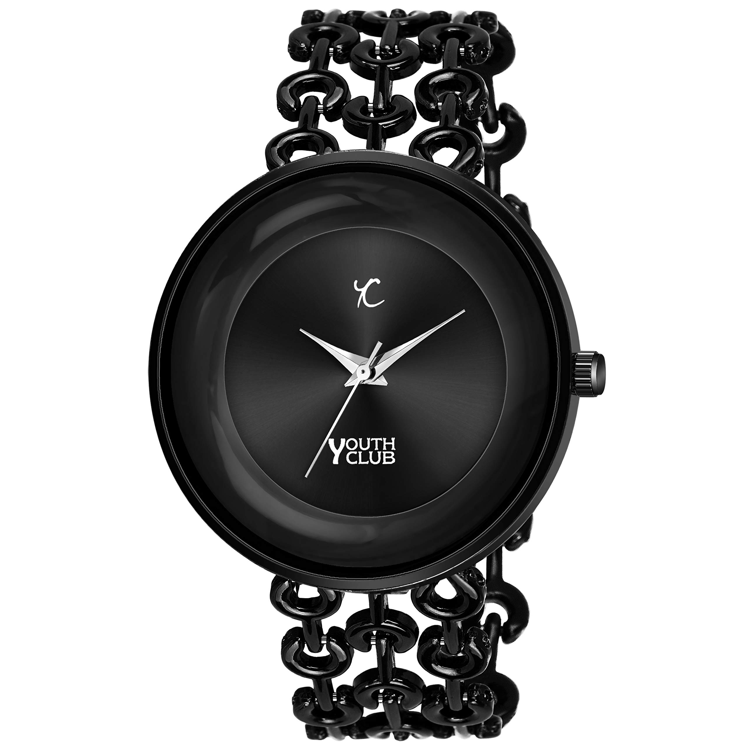 YOUTH CLUB Analogue Womens Watch(Black Dial Black Colored Strap) (B08XQHVPWG) Amazon Price History, Amazon Price Tracker