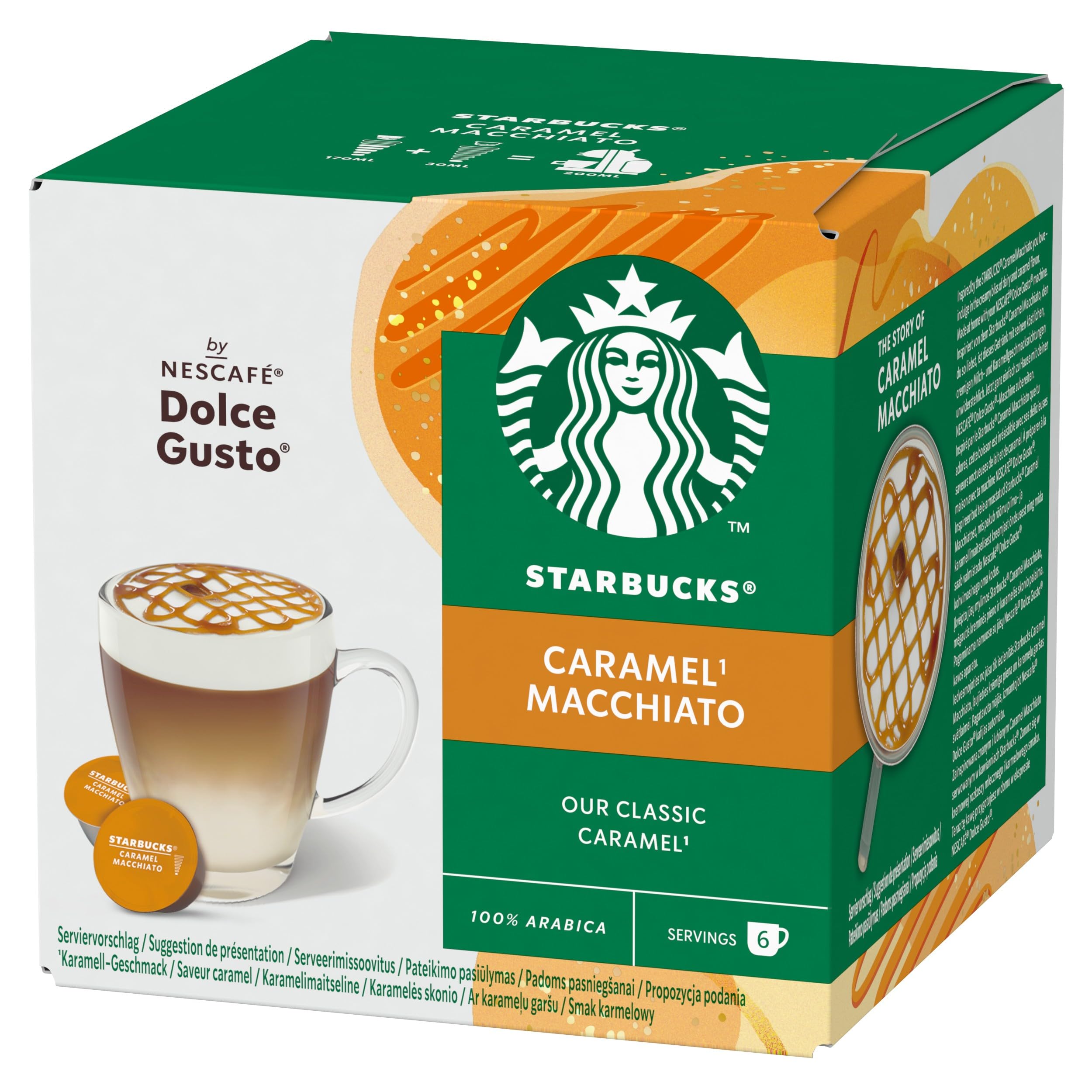 STARBUCKS Caramel Macchiato by NESCAFÉ DOLCE GUSTO 1 x 12 Kapseln