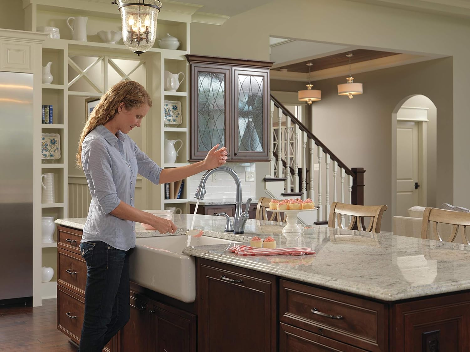 Flаѕh Dеаlѕ - 50% оƒƒ Delta Faucet Leland Touch Kitchen Faucet Brushed Nickel, Kitchen Faucets with Pull Down Sprayer, Kitchen Sink Faucet, Touch Faucet for Kitchen Sink, Touch2O Technology, Arctic Stainless 9178T-AR-DST