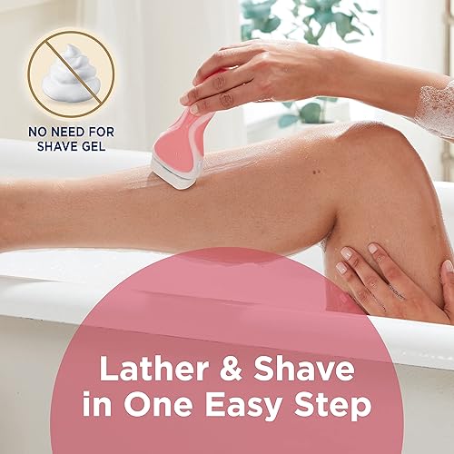 Miniatura 8 de Paquete de 4 cartuchos para el cuidado de la piel sensible Intuition Lemon Berry Breeze para mujer con maquinilla de afeitar facial y cejas