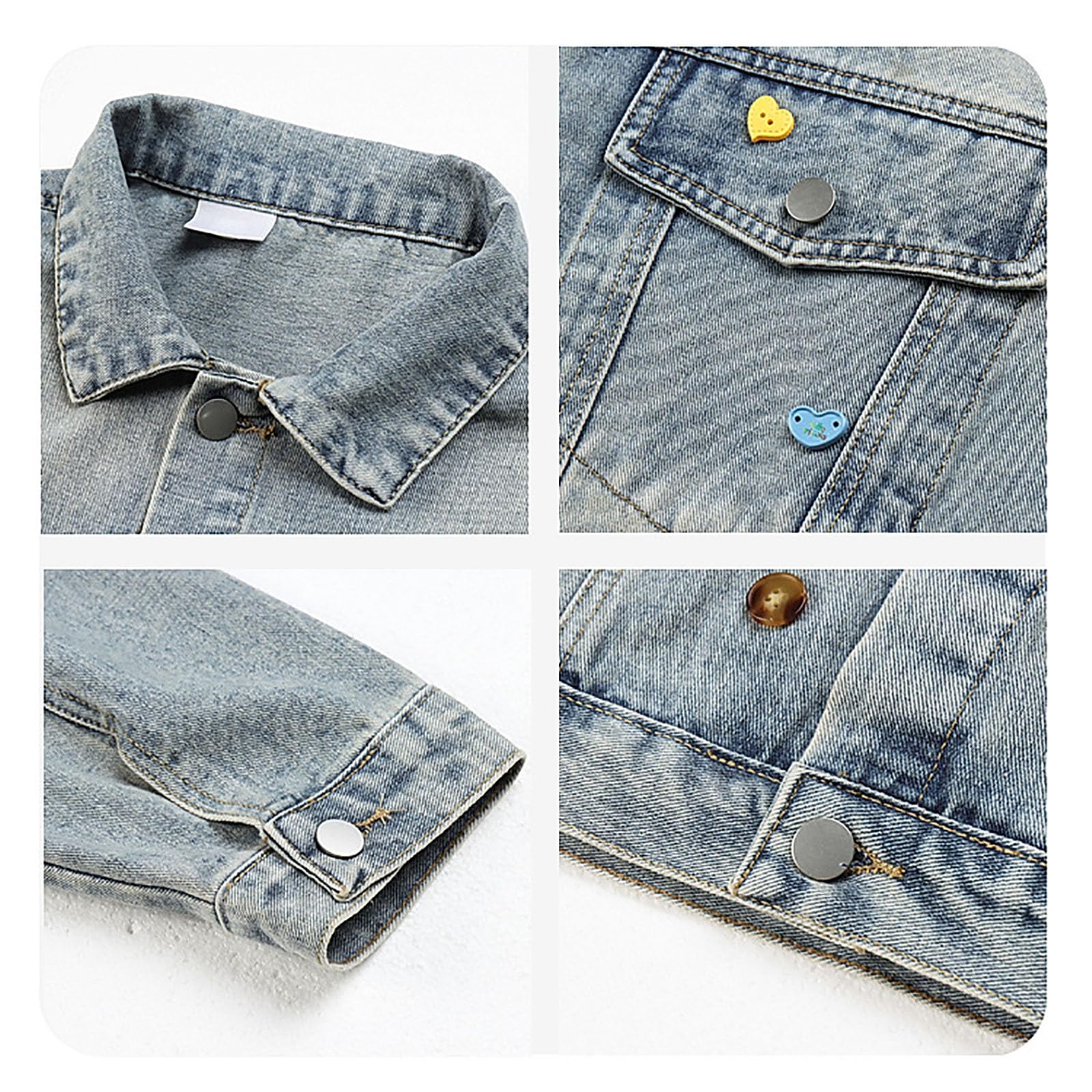 Giubbotto Jeans Uomo Giacca Giubbino Casual Giacchetto Primaverile Mezza Stagione di Denim Oversize Abbigliamento Cowboy Autunnali