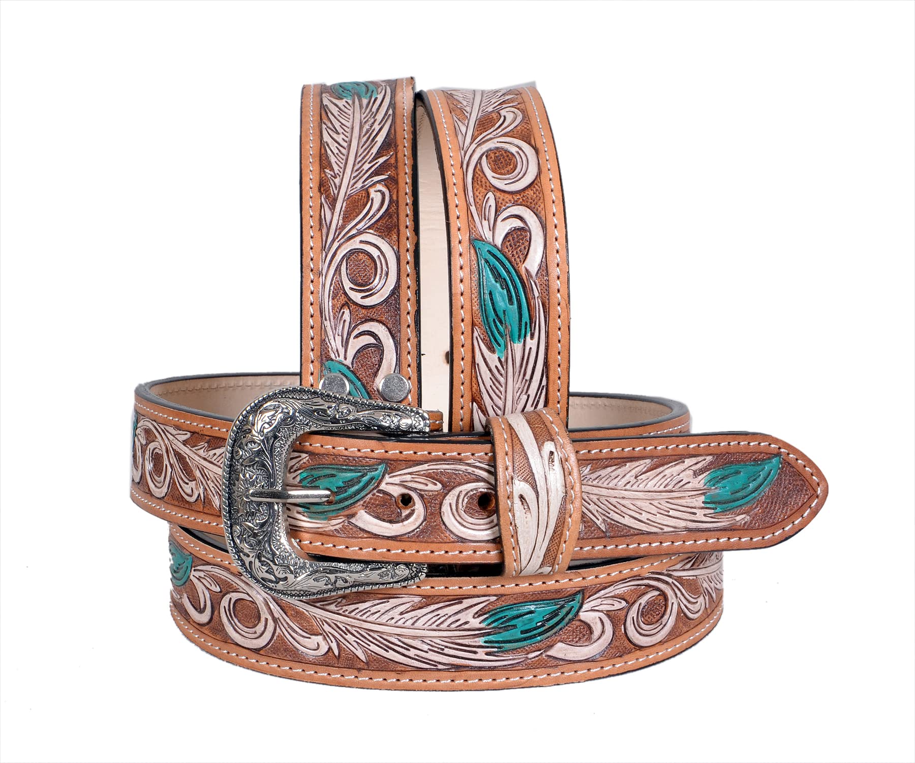 Affilare Western Genuine Leather Belt For Men and Women 30HQ009