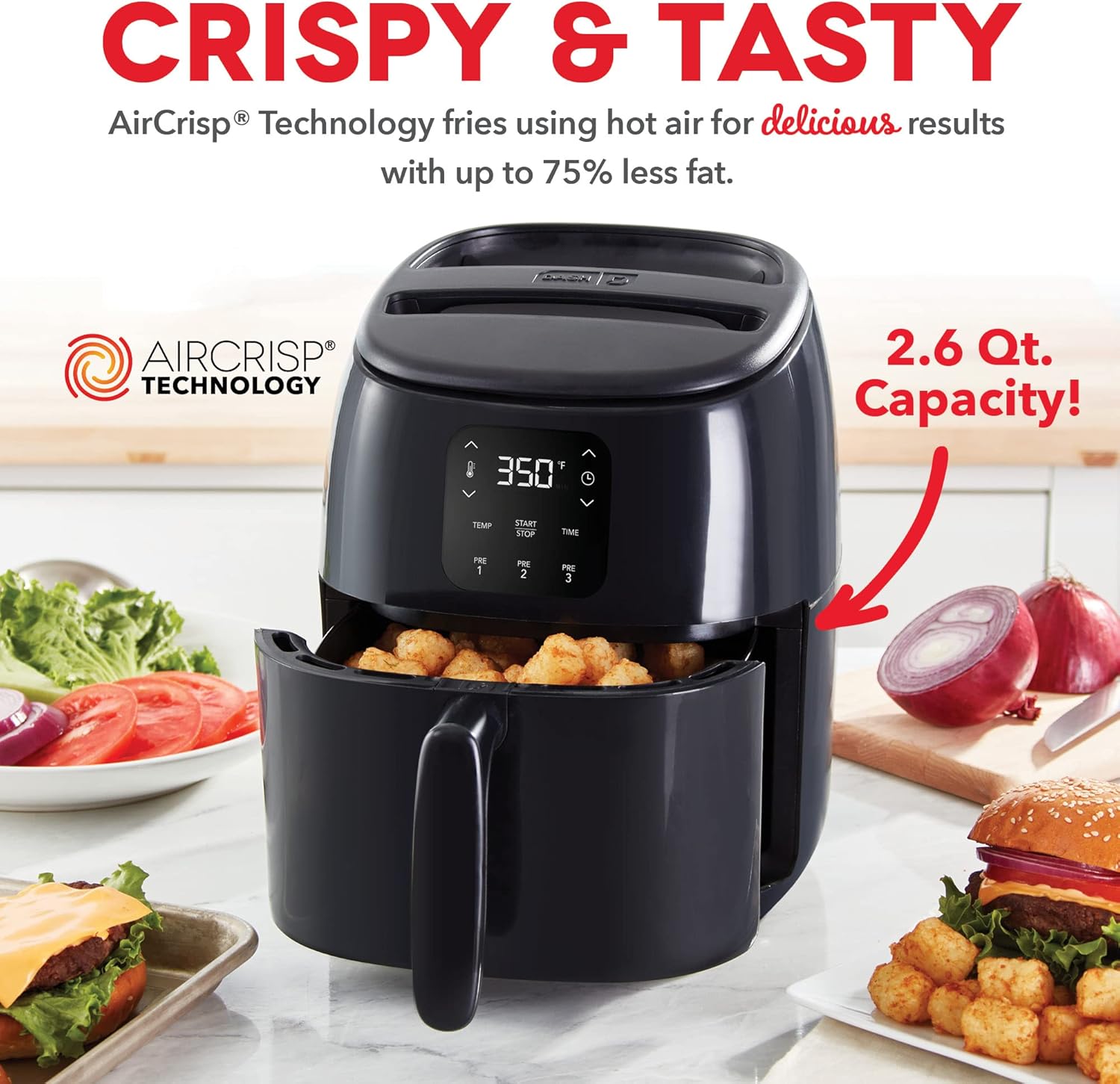Buy DASH TastiCrisp™ Digital Air Fryer with AirCrisp® Technology