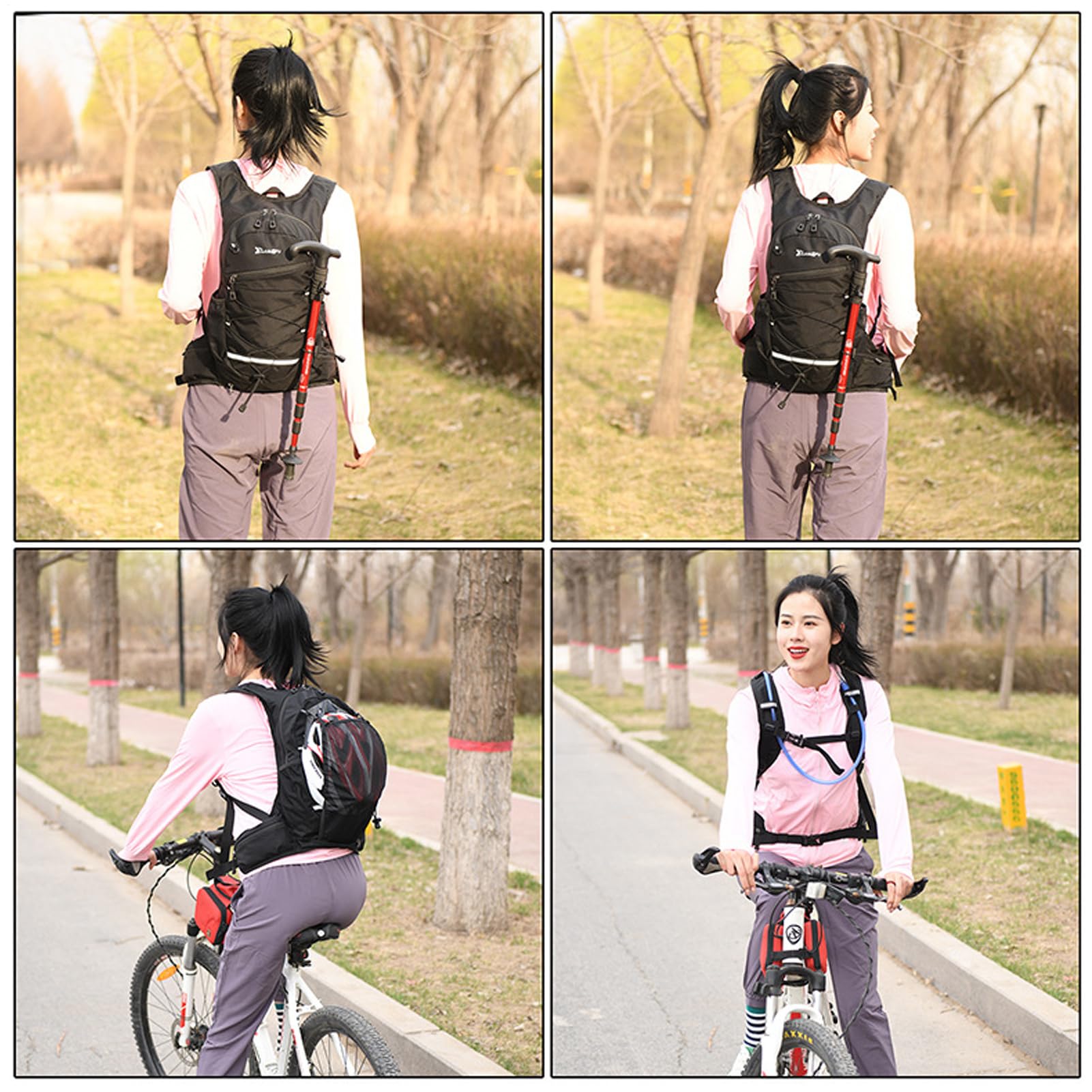 Plecak Trekkingowy Dla Kobiet 20 l Regulowany Wodoodporny Torba