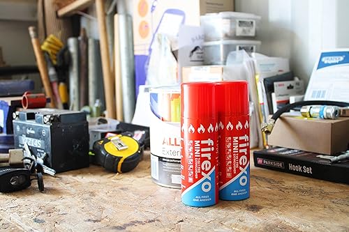 Miniatura 8 de Firexo Mini extintor multiusos 7 en 1 para el hogar, cocina, coche, garaje, barco, caravana, cámper, campamento, pequeño extintor doméstico doméstico