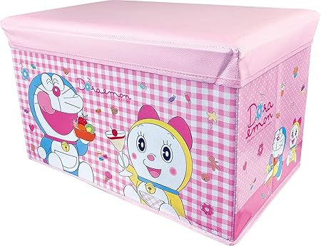 Amazon Co Jp ドラえもん 座れる 収納ボックス 収納スツール ドラえもん ドラミ おもちゃ