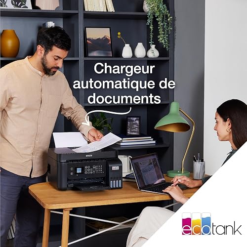 Imprimante multifonction A4 Wi-Fi EcoTank ET-4800 équipée de réservoirs d’encre, avec jusqu’à 3 ans d’encre inclus - 8