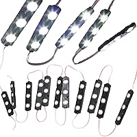 Vista 2 de Storefront Window LED Light Black Shell Pure White 5630 Módulo de inyección con UL 12v AC paquete de alimentación (20 pies)