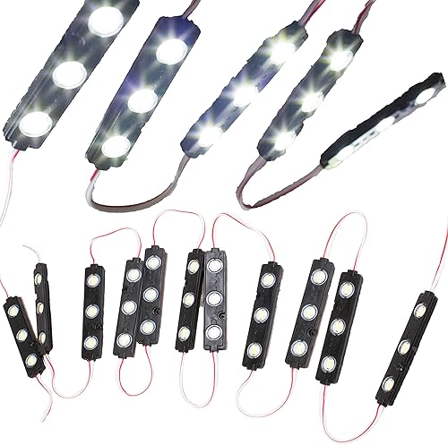 Miniatura 2 de Storefront Window LED Light Black Shell Pure White 5630 Módulo de inyección con UL 12v AC paquete de alimentación (20 pies)