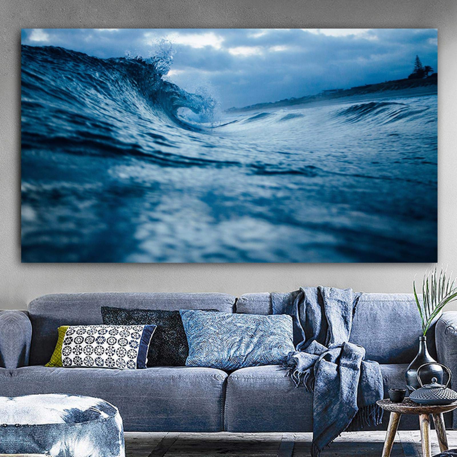 Affiche de vague de mer et ocean 40x60 cm pour decoration murale de salon