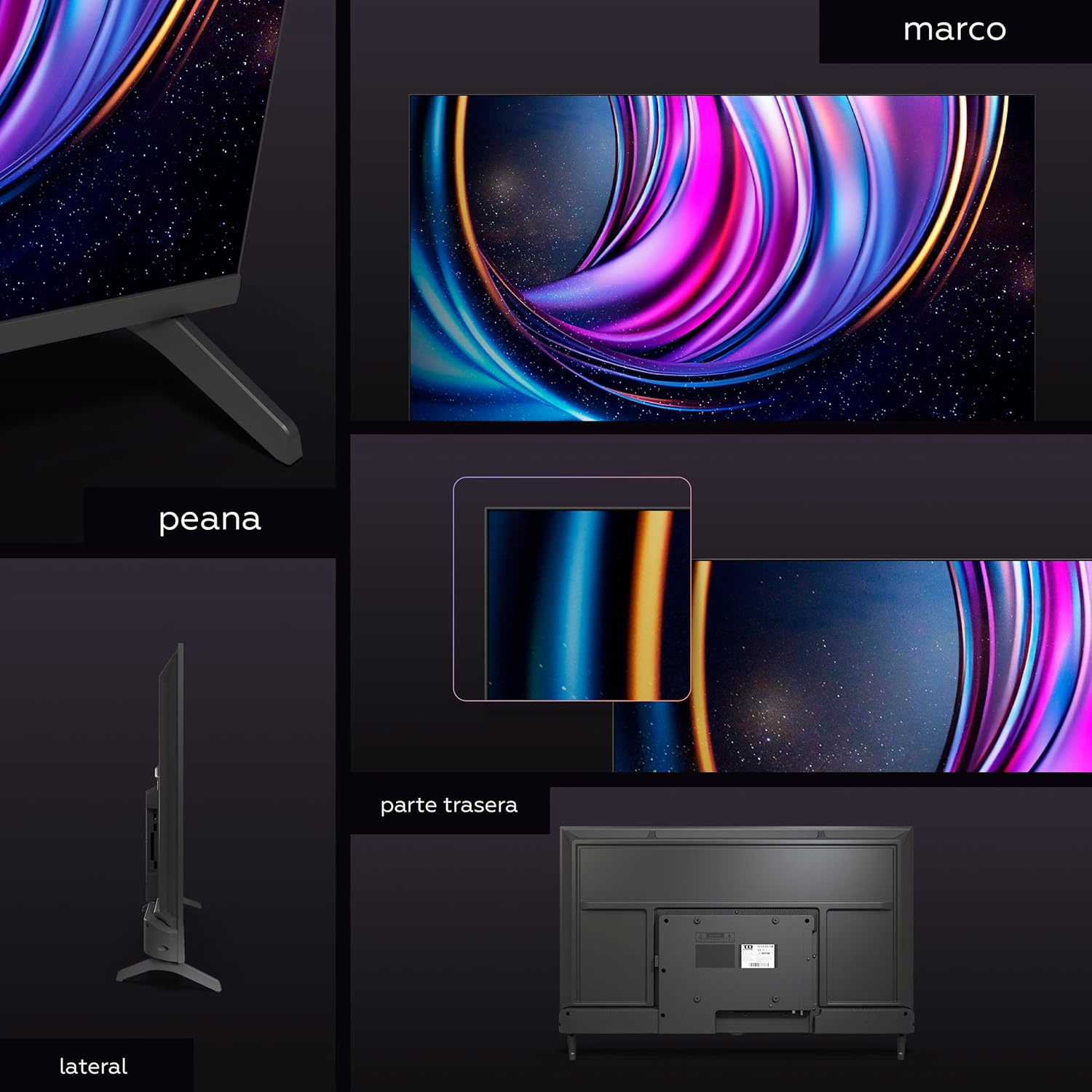 TD Systems Smart TV remote control with highlighted voice command button and app shortcuts