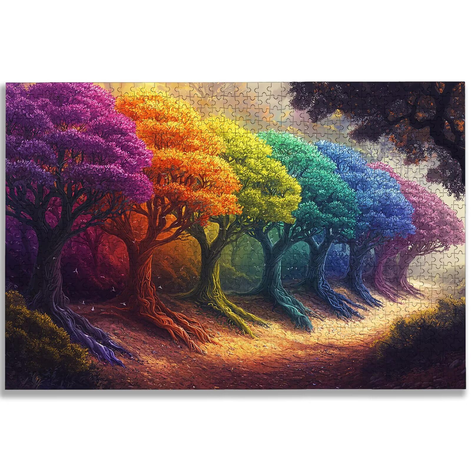 5000 puzzli dla dorosłych, drewniane puzzle z pudełkiem upominkowym, układanki krajobrazowe do rodzinnych gier edukacyjnych, unikalne prezenty dla kobiet/mężczyzn, dekoracja ścienna domu, -2913
