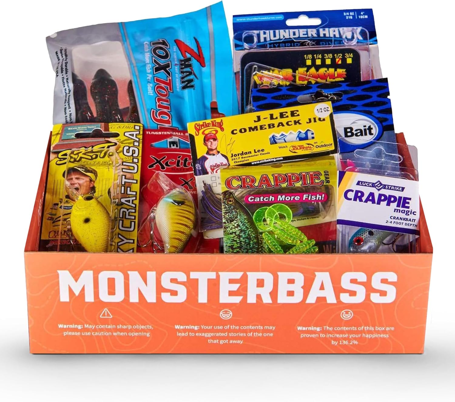 Mystery Tackle Box – Multi-Species Fishing Tackle Box with Professional Bass, Panfish, Trout, and Pike Lures, Premium Fishing Gifts for Men & Freshwater Anglers