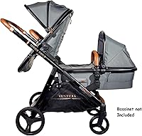 Vista 7 de Venice Child Ventura - Cochecito de pie individual a doble y segundo asiento para niños pequeños (paquete # 3)