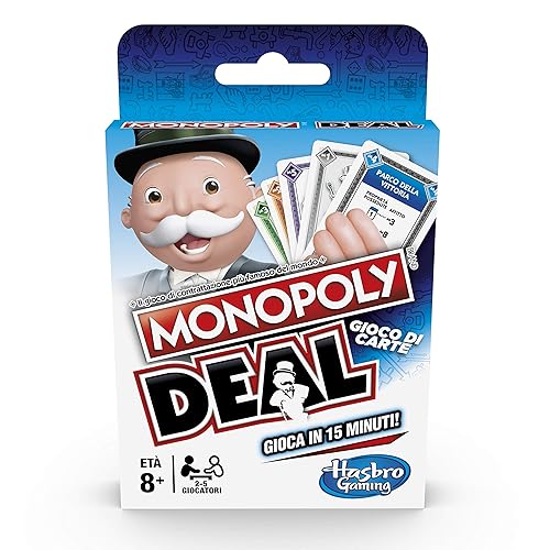 Immagine del prodotto Hasbro Monopoly Deal (Gioco di Carte, Versione in Italiano), Multicolore, 1 Pacco