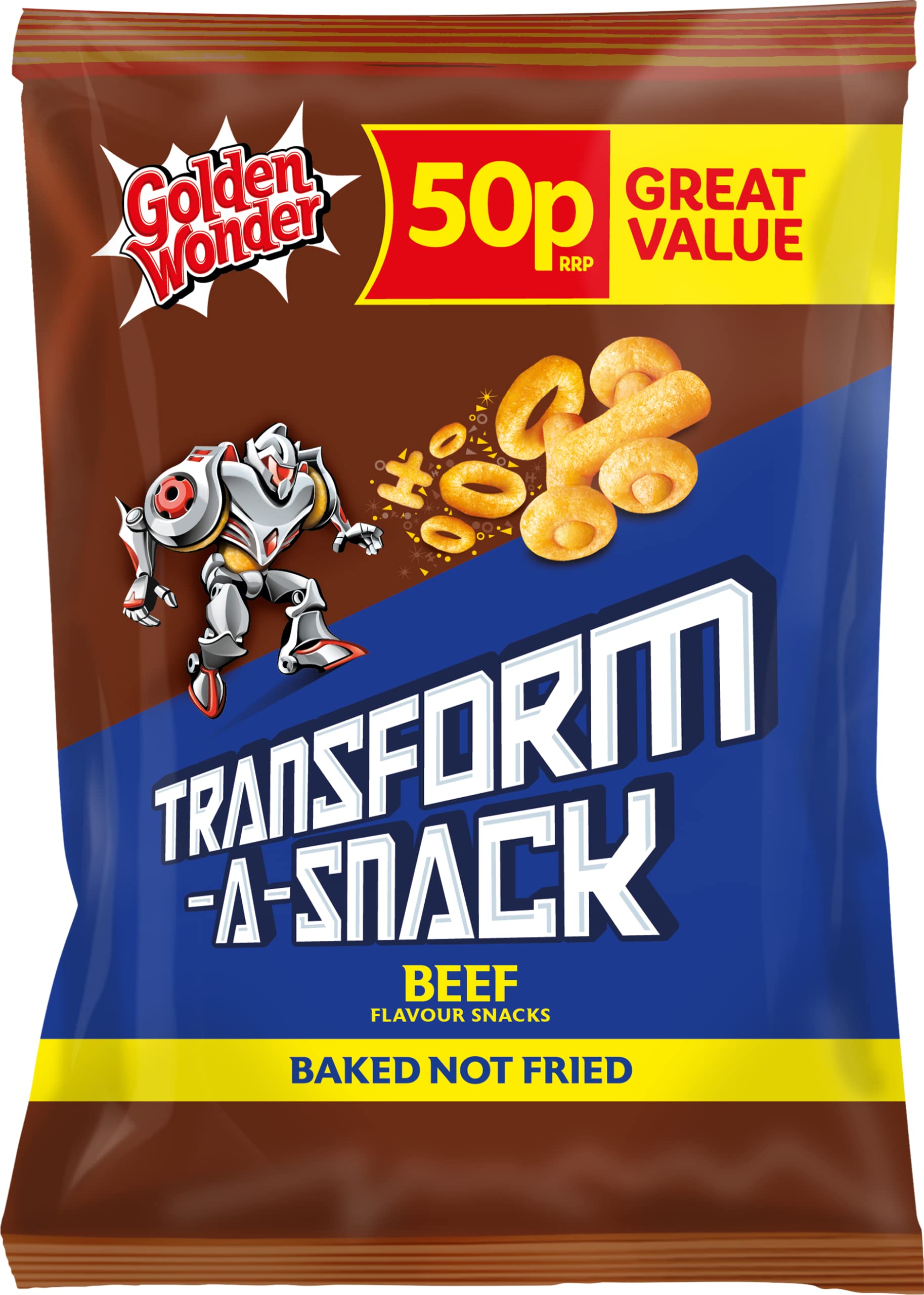 Golden Wonder, Transform-a-Snack, Beef, 30 x 27g