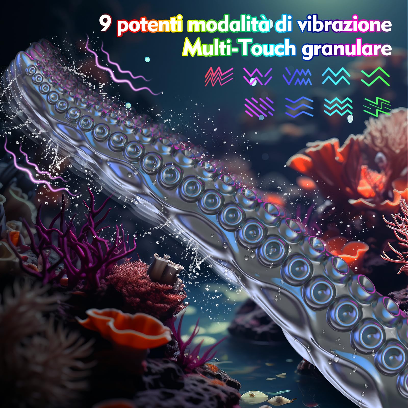 Sex Toys Vibratoreper Donna Dildo Vibratore - Vibratoreper Donna Punto G Squirting con 9 Vibrazioni &Display a LED,Vibratore per Donna per Stimolatore Anale & Punto G,Dildo Plug Anale da Uomo Prostata
