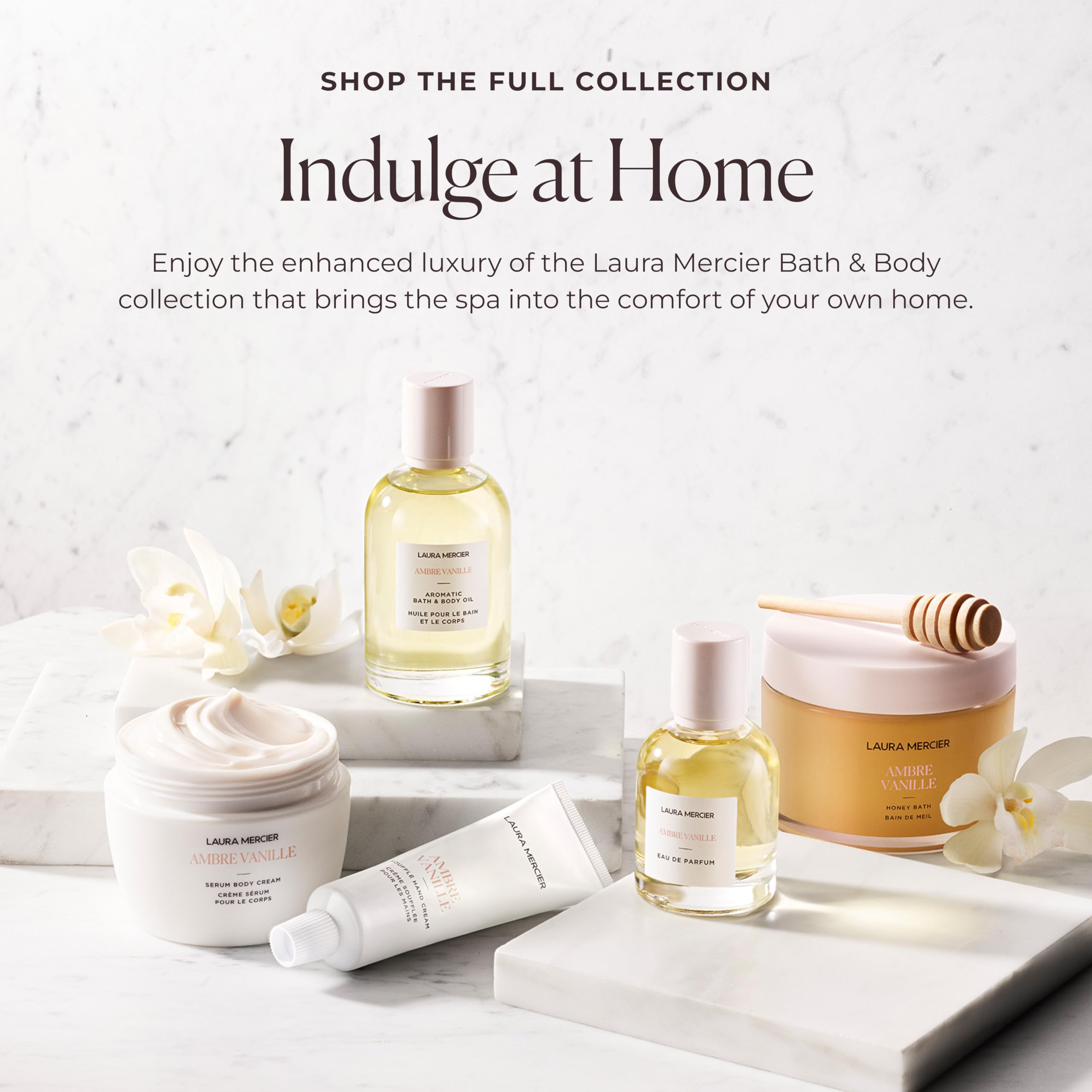 Laura Mercier Aromatic Bath & Body Oil, 48HR Hydration, Smooths, Softens and Brightens Skin, Luxurious