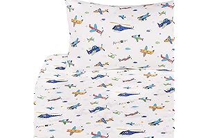 Plane Airplane Aircraft Helicopter Cartoon Twin Sheet Set Bedroom Decoration Gift