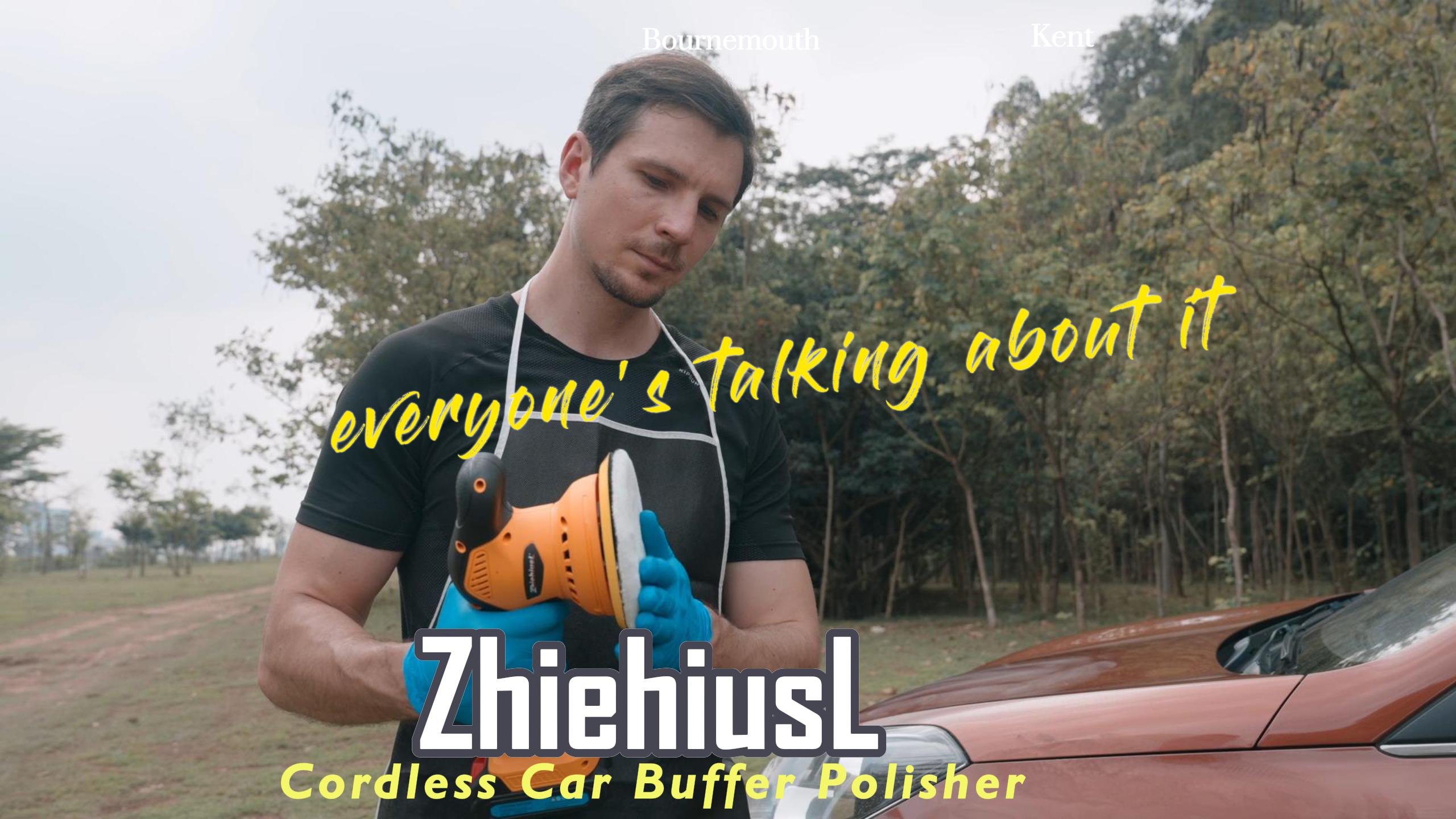 Polisseuse De Voiture Sans Fil 6 Vitesses, 2500-7000 RPM, Polisseuse