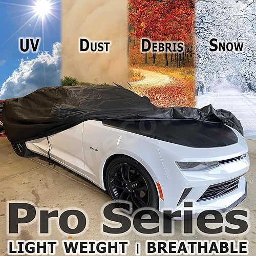 Miniatura 4 de Funda de coche personalizada para Chevy Camaro 2010 2011 2012 2013 2014 2015 2016 2017 cubierta de coche XTREMECOVERPRO PRO Series negro