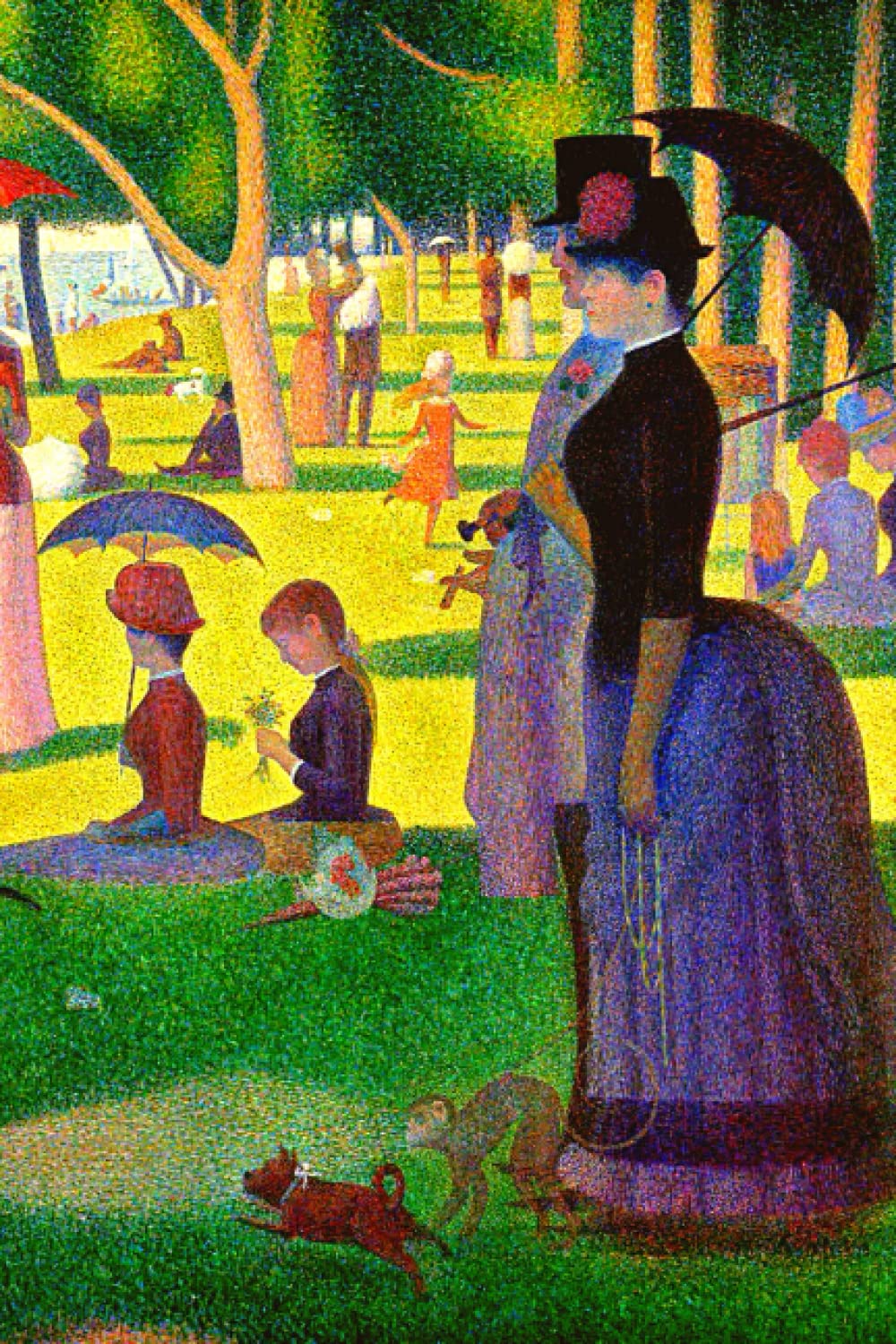 A Sunday Afternoon on the Island of La Grande Jatte Georges Seurat Notebook: Blank Lined Journal