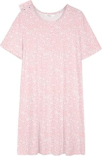 100% Cotton Hospital Gowns for Women Open Back Tear Away Post Shoulder Surgery Dress Adaptive Clothing Nightgowns