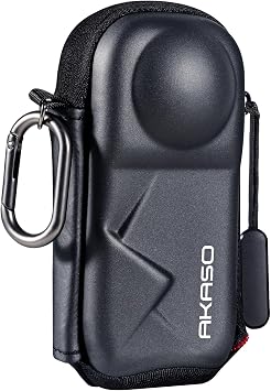 AKASO 360 Camera Carrying Case, Portable Small Storage Bag, Hard Shell Travel Protector Cover