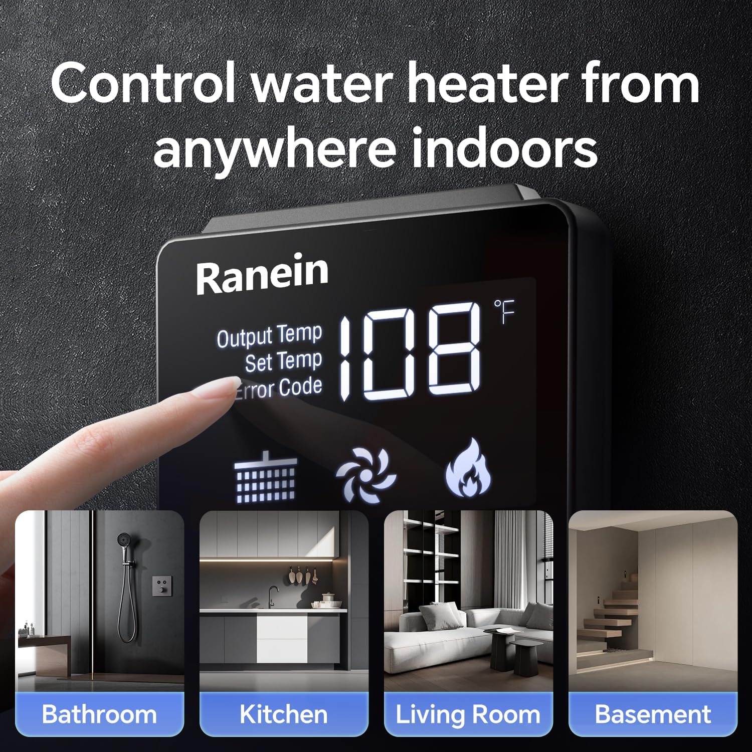 Ranein tankless water heater suitability for single-family homes and townhouses