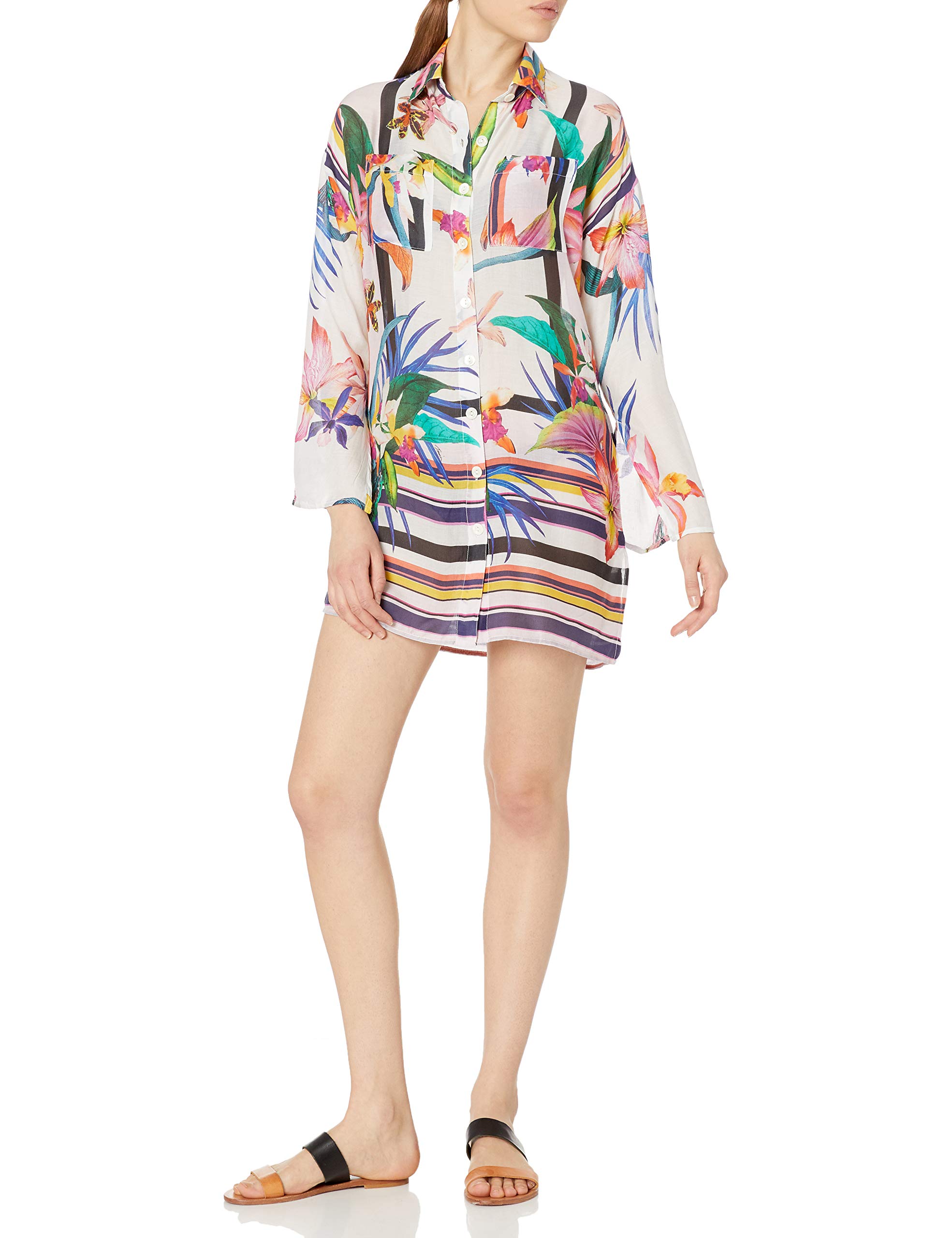 Trina TurkWomen's Standard Resort Shirt Swimsuit Cover Up