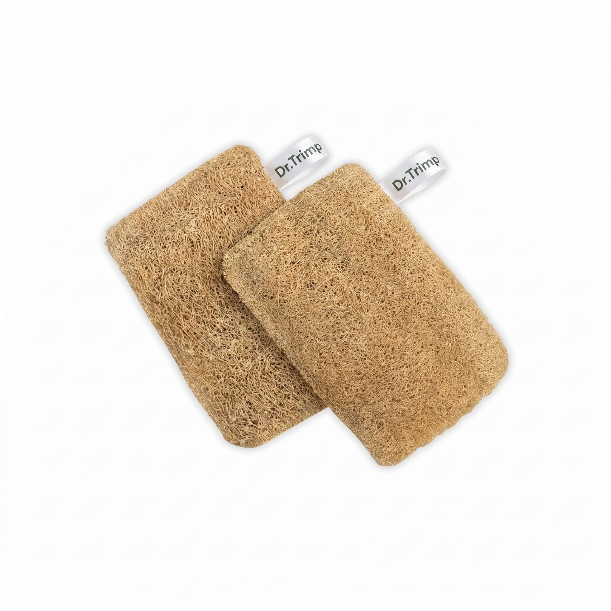Dr. Trimp 100% Natural Sun-Dried Loofah | Organic Bath Scrubber & Body Exfoliator for Men & Women | Deep Cleansing Luffa Sponge | Eco-Friendly, Biodegradable | Removes Dead Skin | Pack of 2-image-36