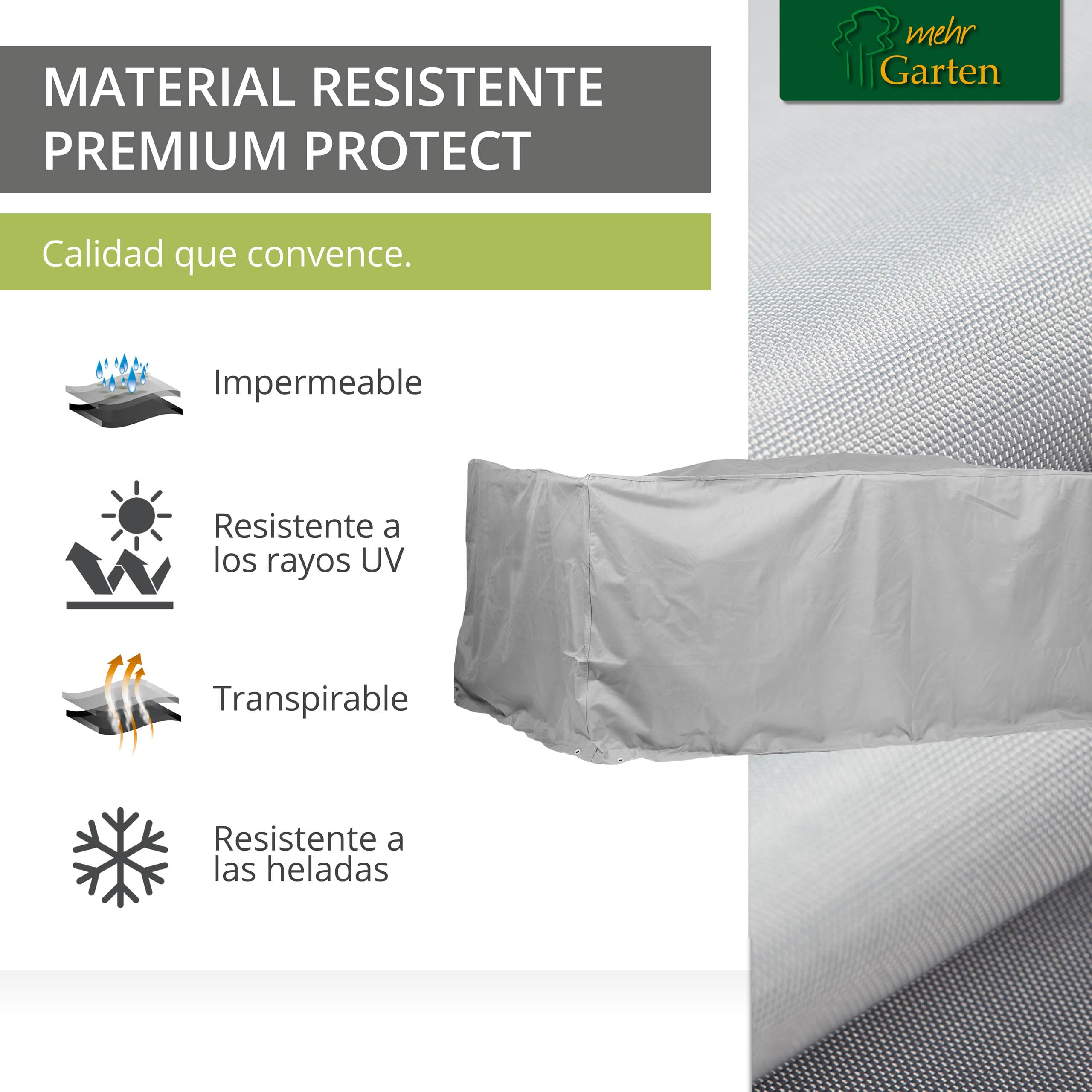 Premium Protect Funda muebles jardín 200x160x94 cm